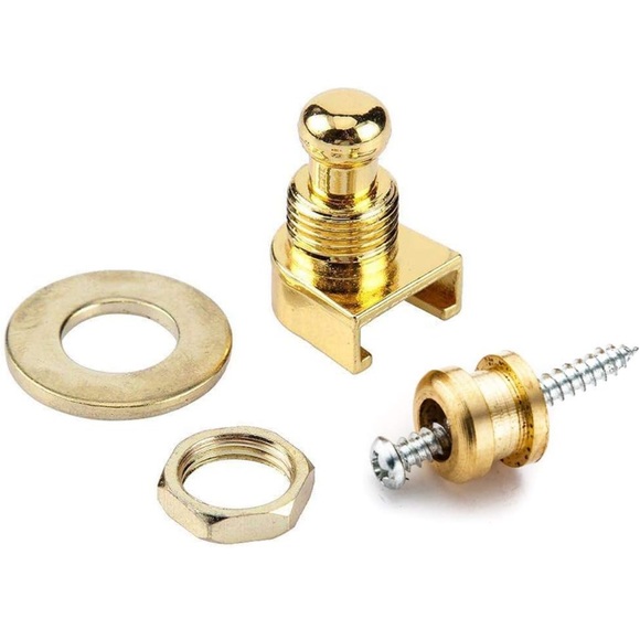 NEW 6 PCS Guitar Strap Locks Buttons Non-slip Security Straplocks guitar (Gold) - Picture 8 of 10